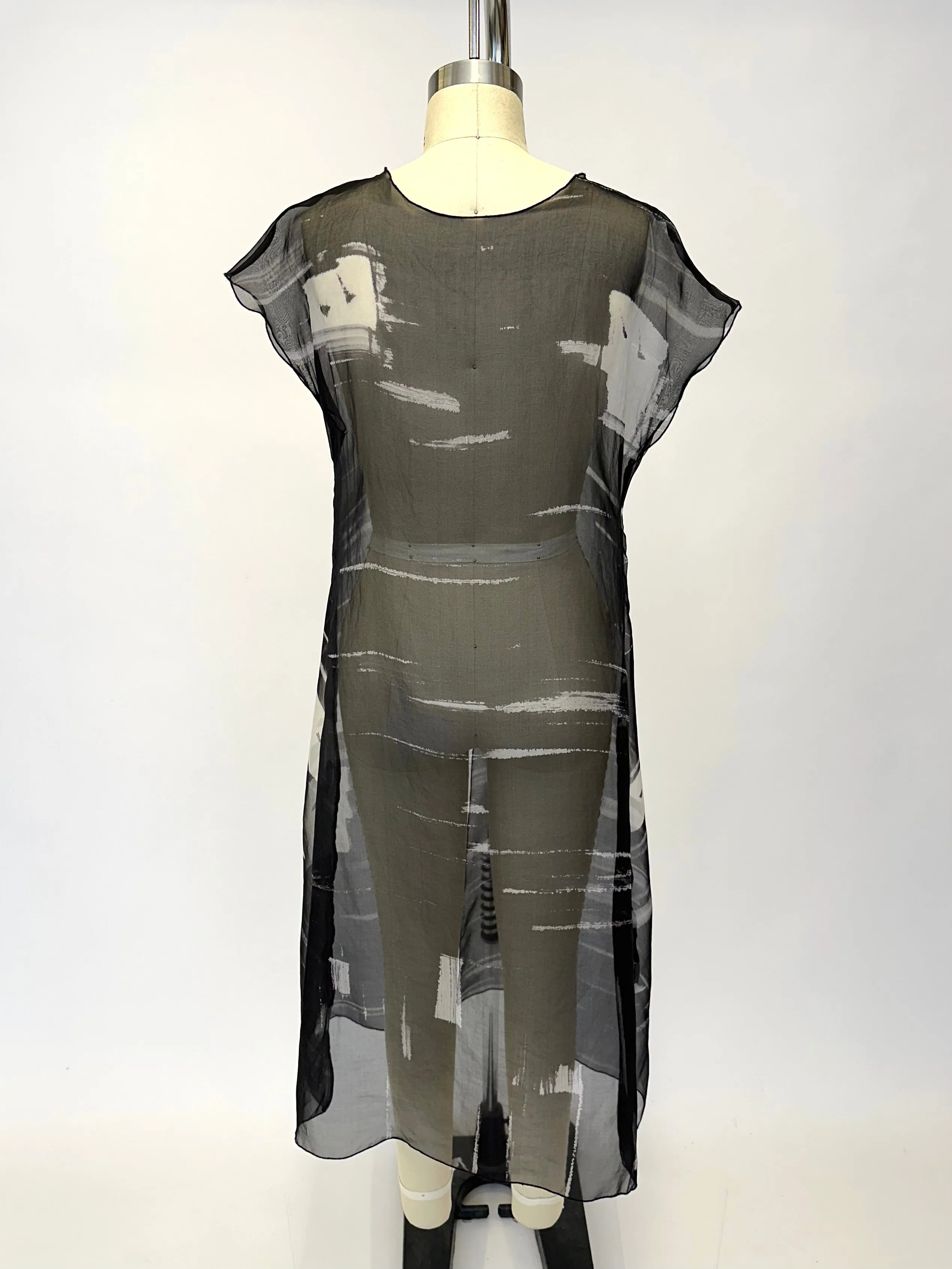 Ellen Brook Organza Printed Duster