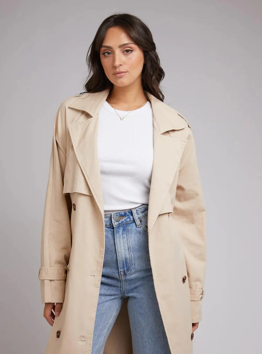 Emerson Trench Coat - Tan