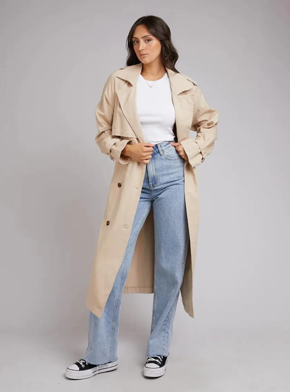 Emerson Trench Coat - Tan