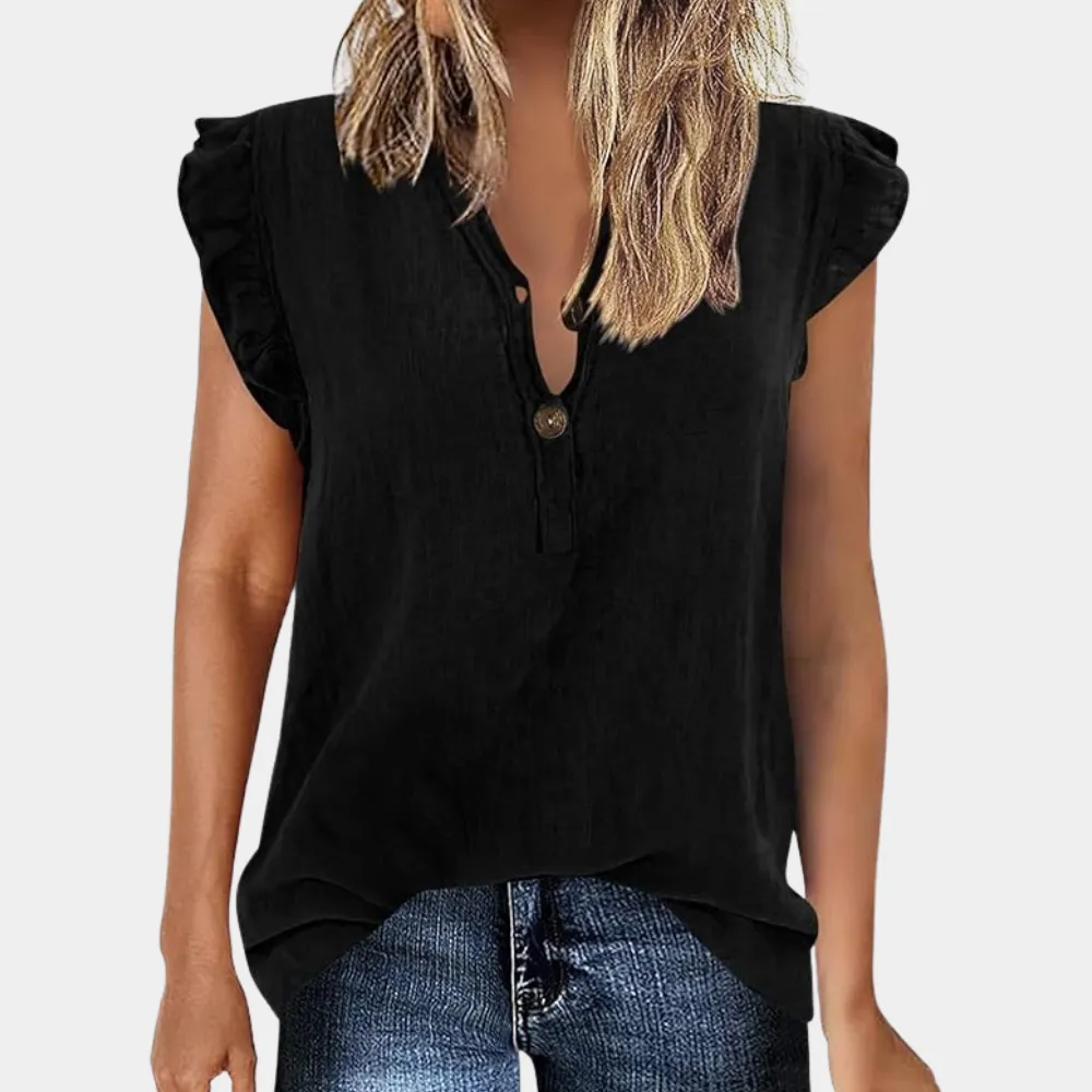 Erin - Blouse with ruffles - Everyday & Stylish