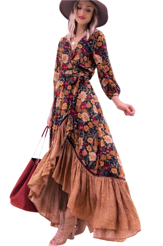 Eunice – Floral Women's Vintage Dress