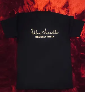 Fallon Aurielle Unisex Signature Beverly Hills Rep Yo Set T-Shirt (Black & Gold)