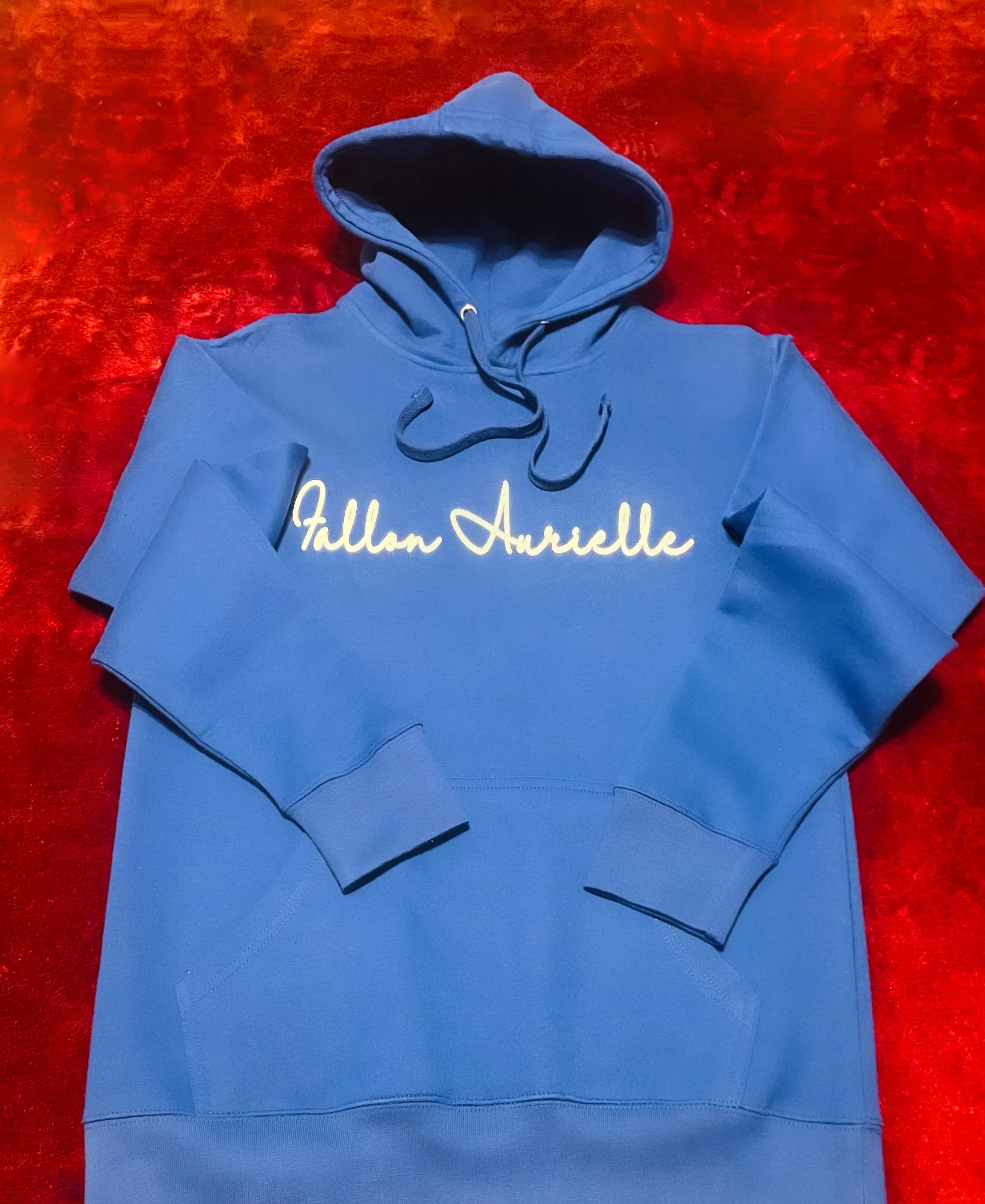 Fallon Aurielle Unisex Signature Classic Jogging Set (Royal Blue & White)