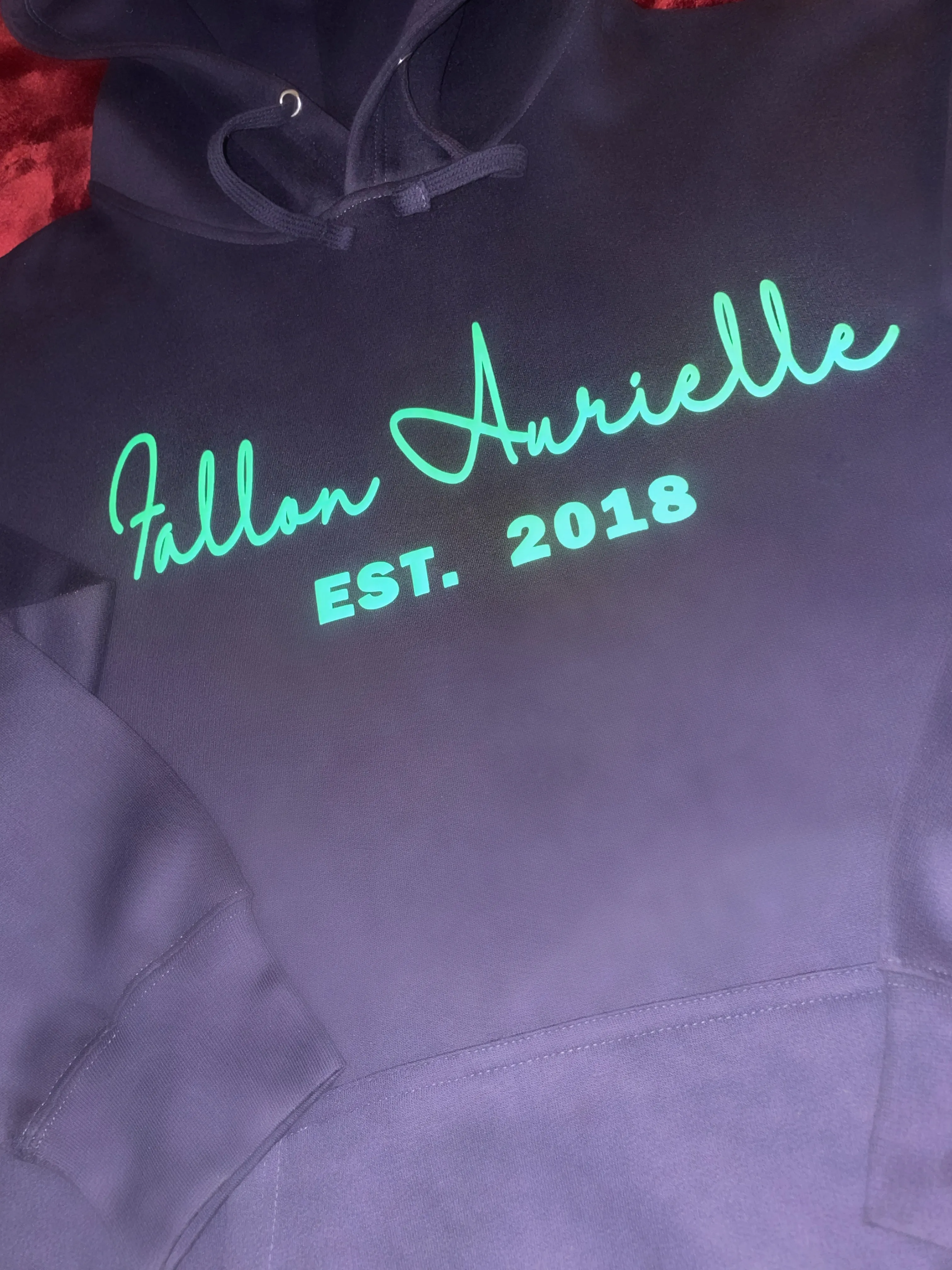 Fallon Aurielle Unisex Signature EST. 2018 Jogging Set (Navy Blue & Green)