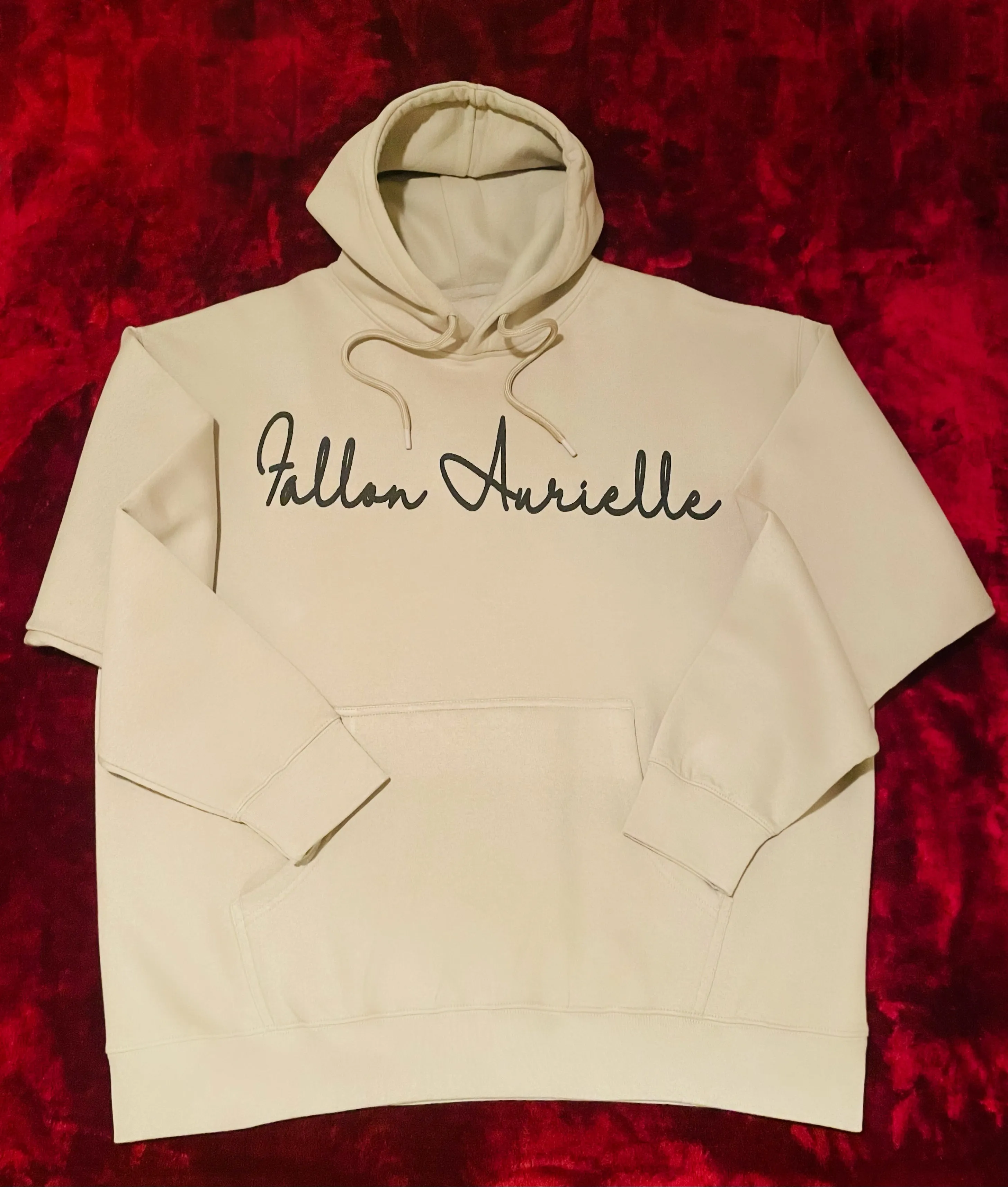 Fallon Aurielle Unisex Signature Hoodie (Taupe & Black)