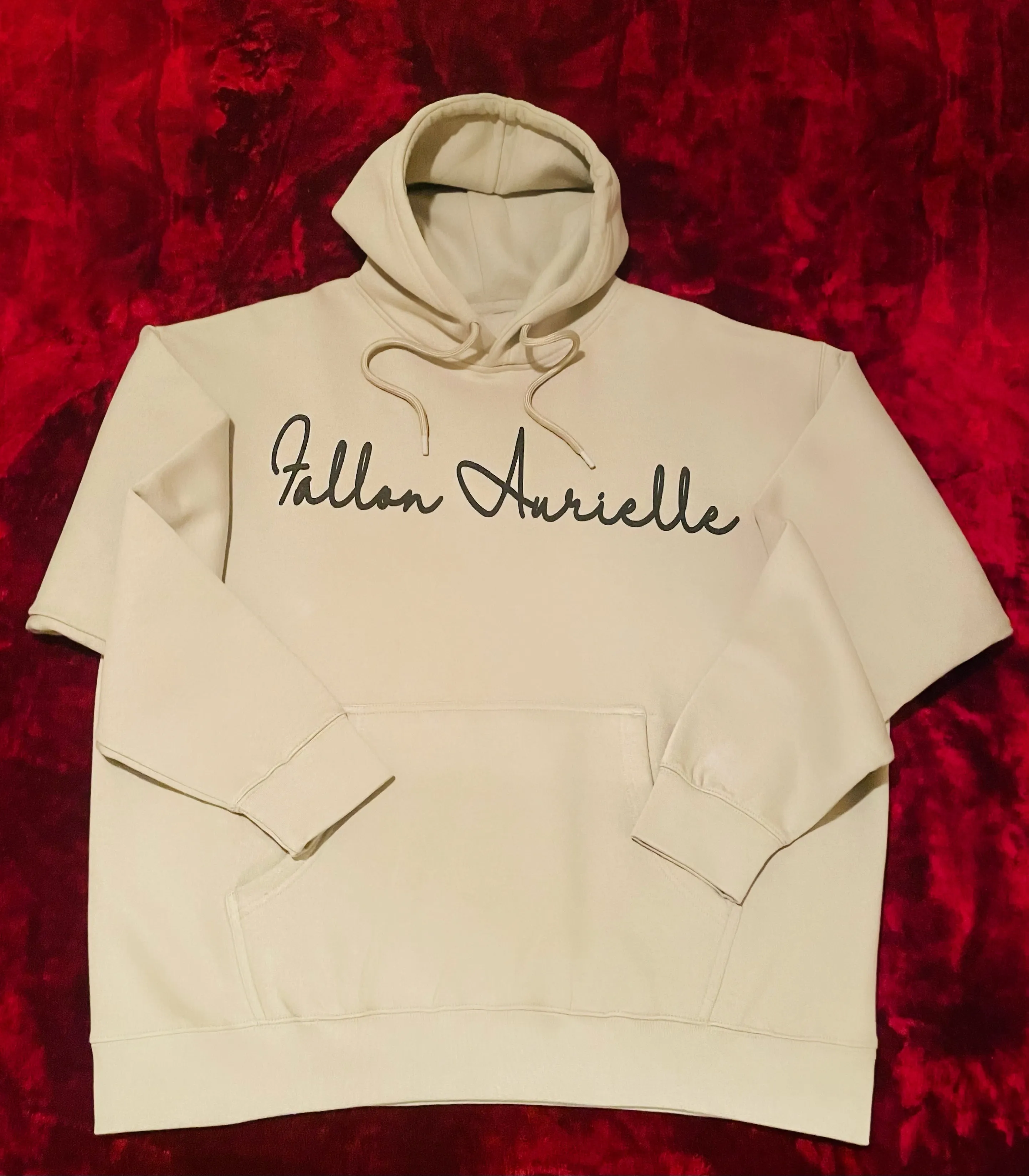 Fallon Aurielle Unisex Signature Hoodie (Taupe & Black)
