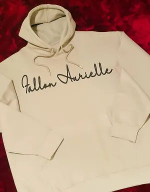 Fallon Aurielle Unisex Signature Hoodie (Taupe & Black)