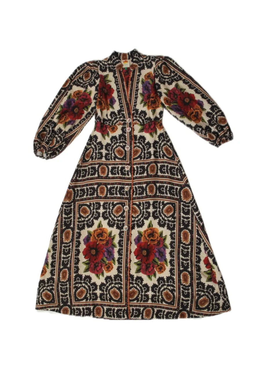 Farm Rio Flower Tapestry Dress