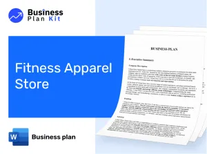 Fitness Apparel Store Business Plan Example