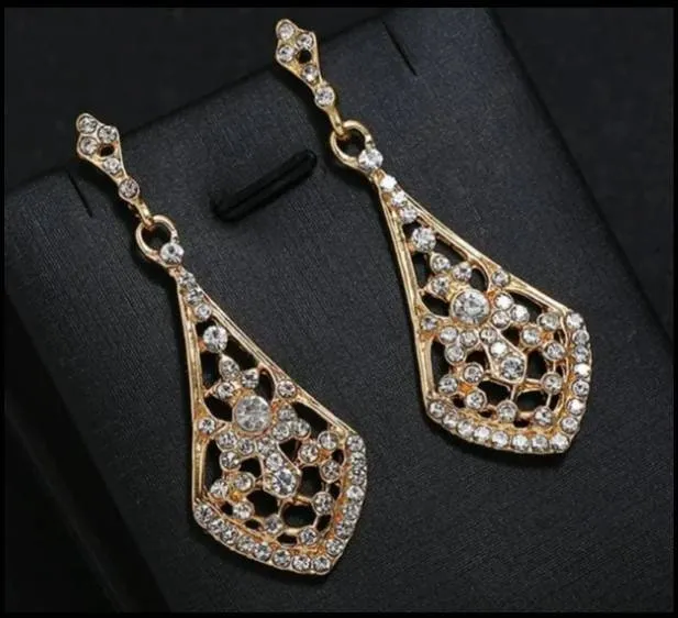 Flapper Gatsby Earrings, 20's rhinestone pearls art deco, 1920's earrings, Bridal, earrings, earrings, vintage, retro