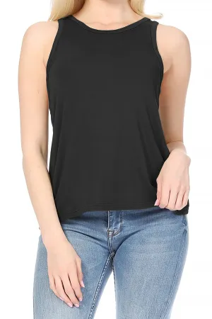 Flowy Workout Tank Top – Modal Racerback Sleeveless Design ZBMD1026RC76 $4Each