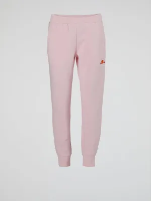Forza Pink Ribbed Waistband Track Pants