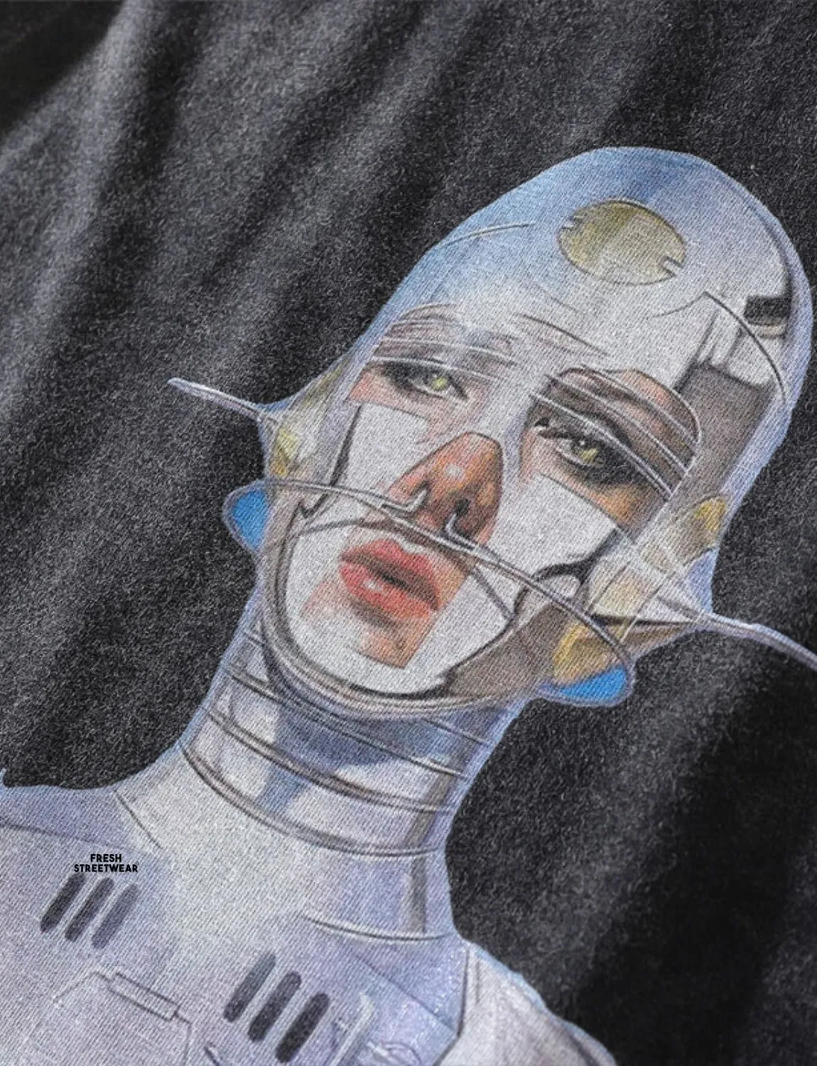 FSW® Harajuku Robot Graphic T-Shirt