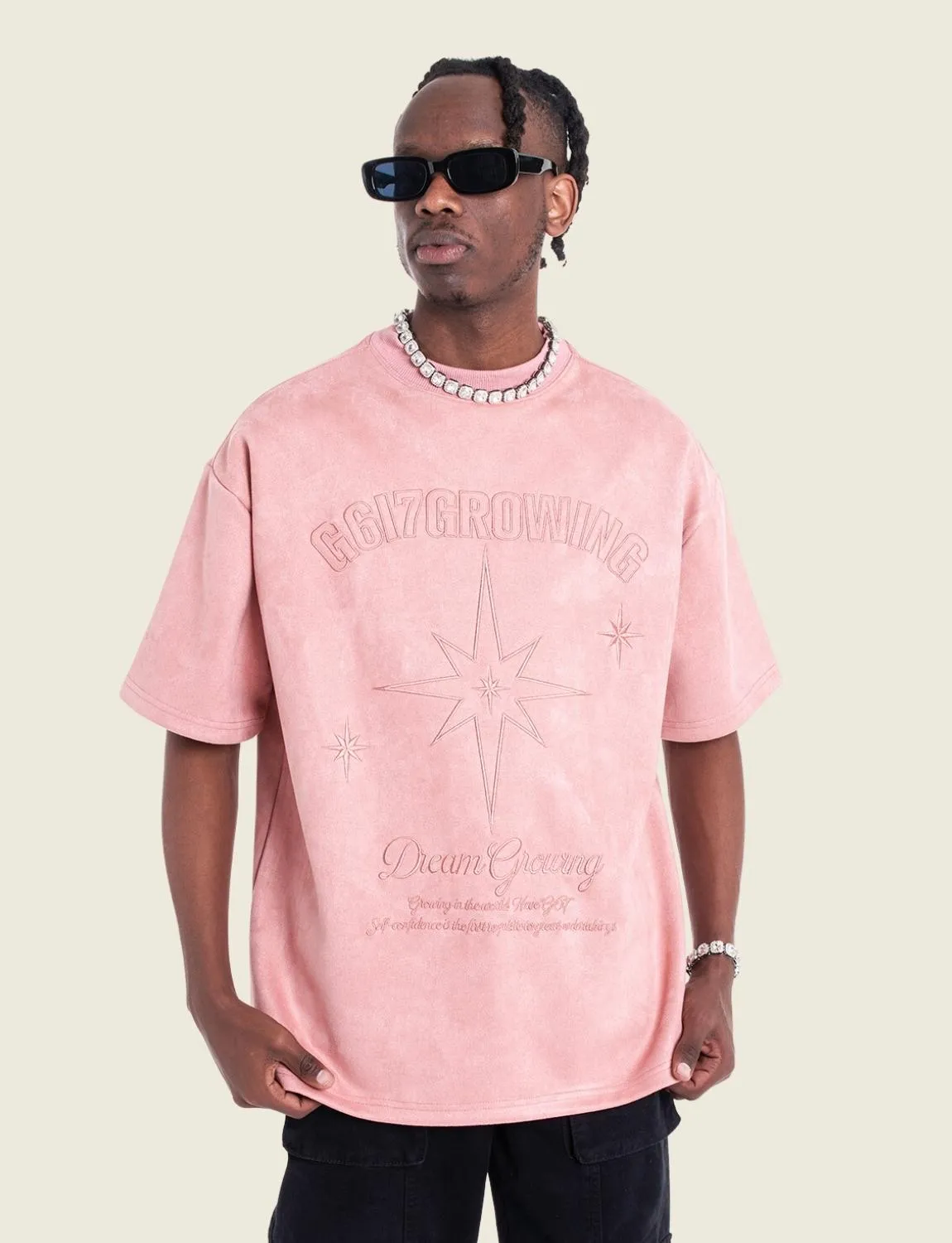 FSW® "G617" Embroidered Short-sleeved T-shirt