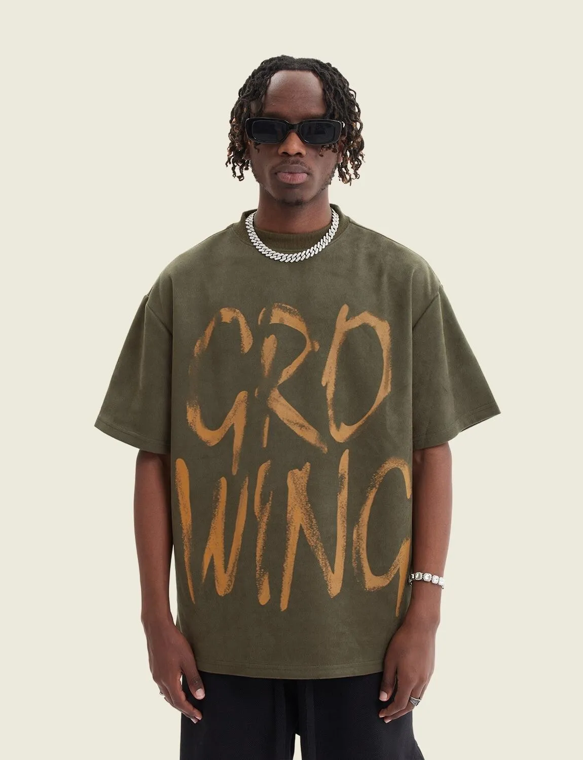 FSW® "GROWING" Distressed T-shirt