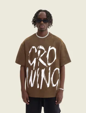 FSW® "GROWING" Distressed T-shirt