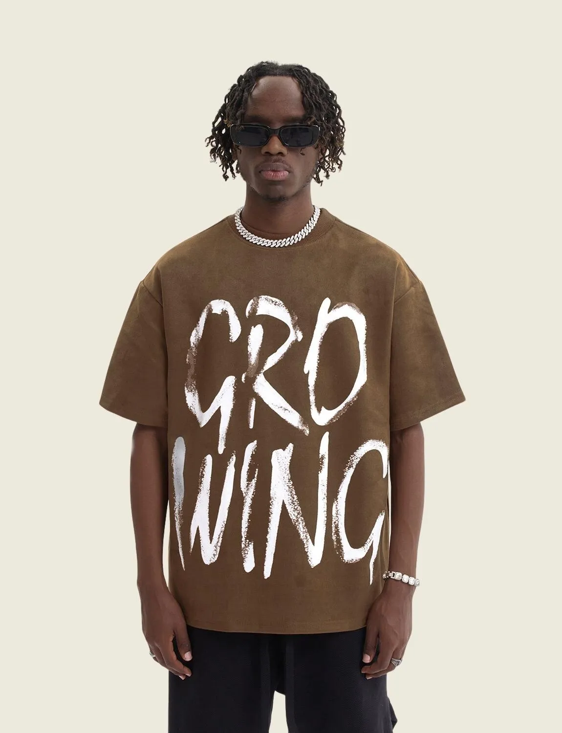 FSW® "GROWING" Distressed T-shirt