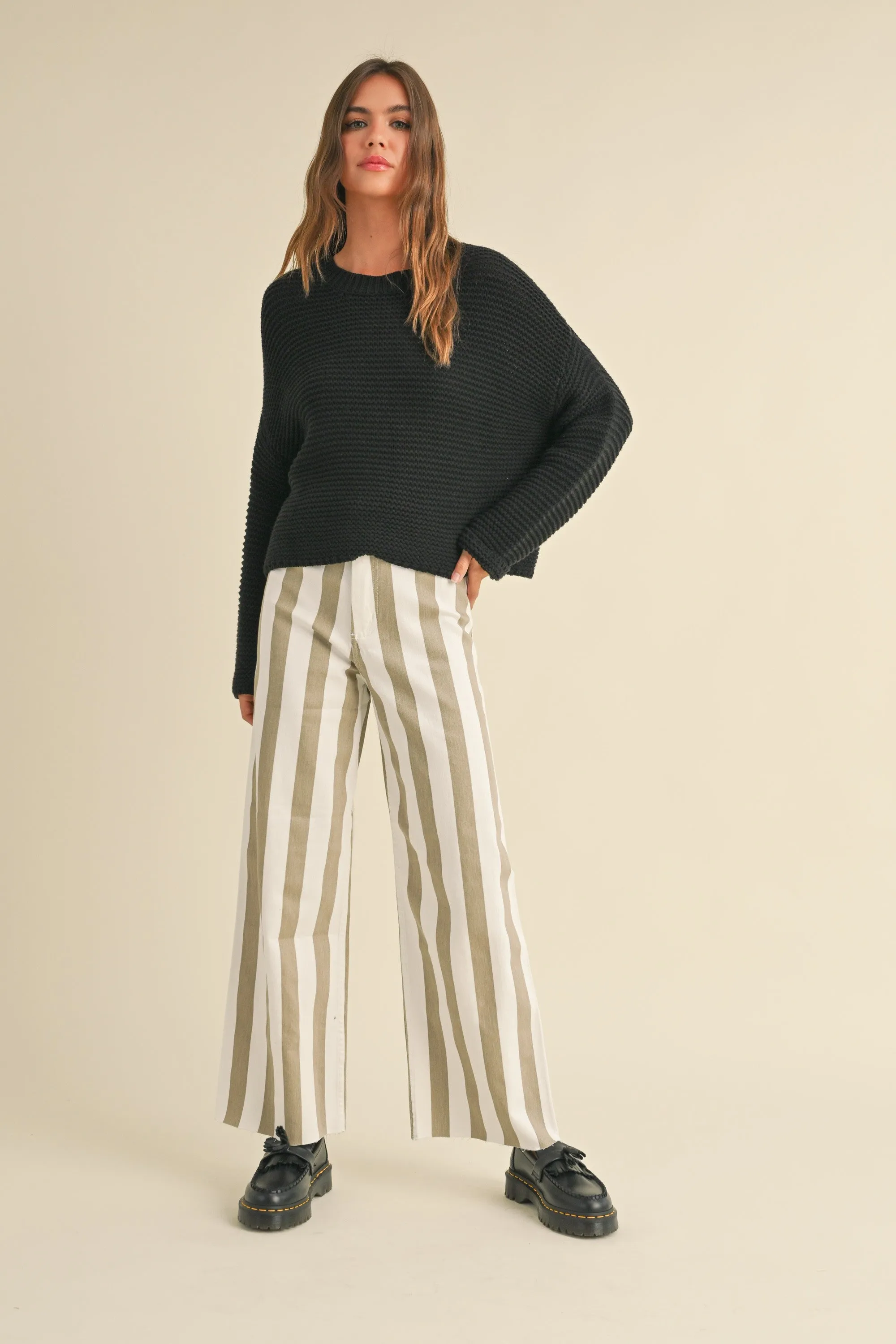 Gabbi Knitted Top- Black