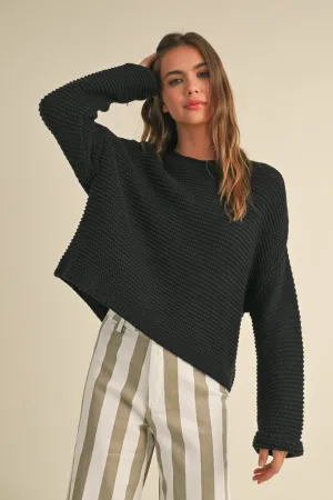 Gabbi Knitted Top- Black