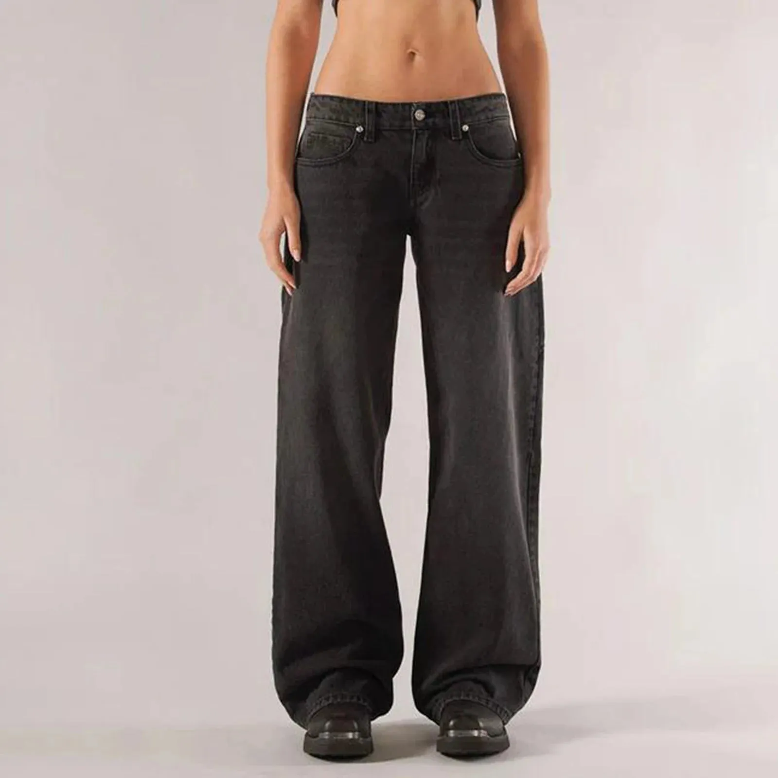 Gaono Retro Wide-Leg Denim