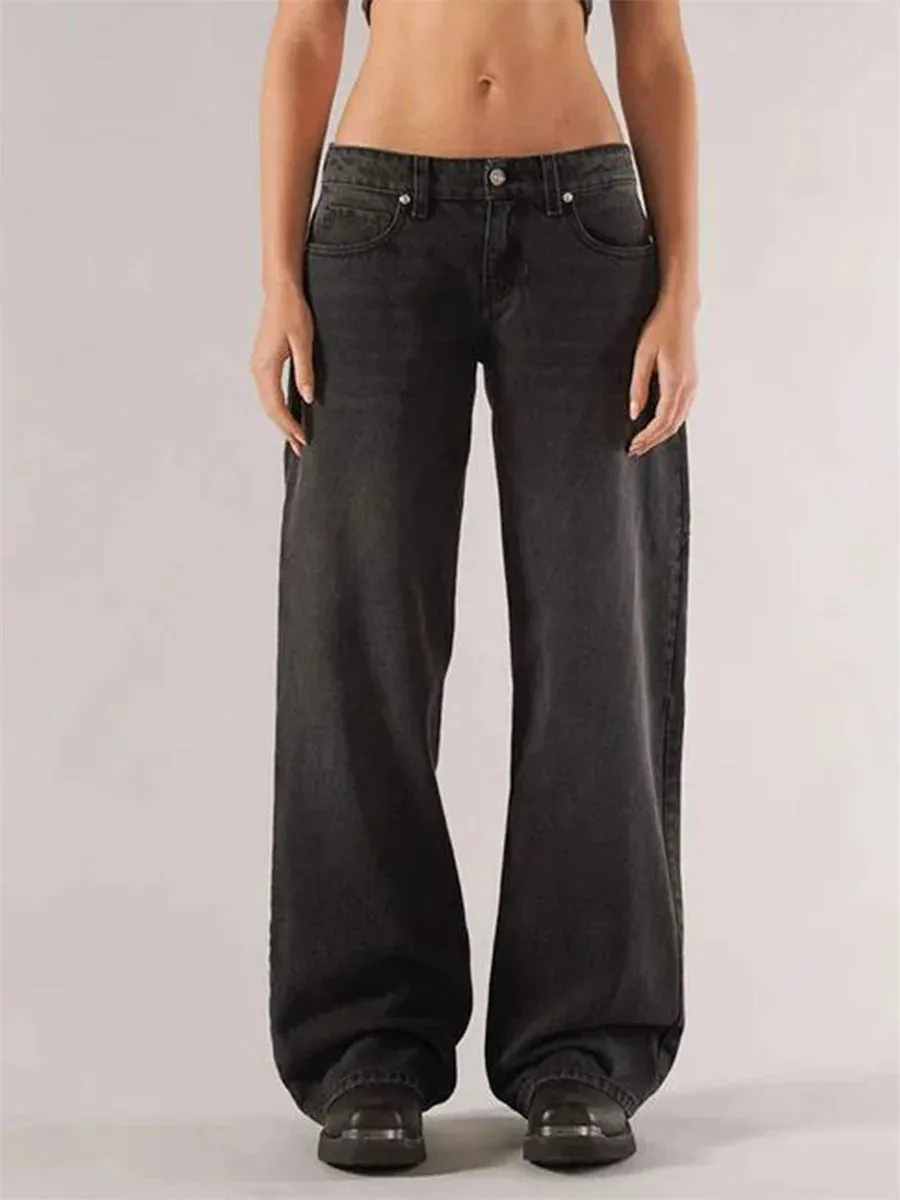 Gaono Retro Wide-Leg Denim