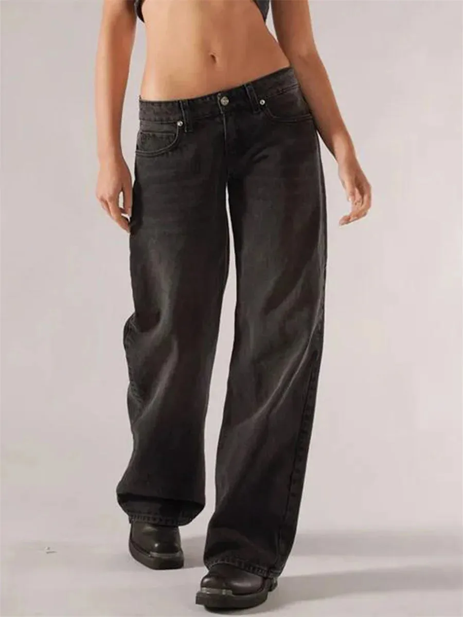 Gaono Retro Wide-Leg Denim