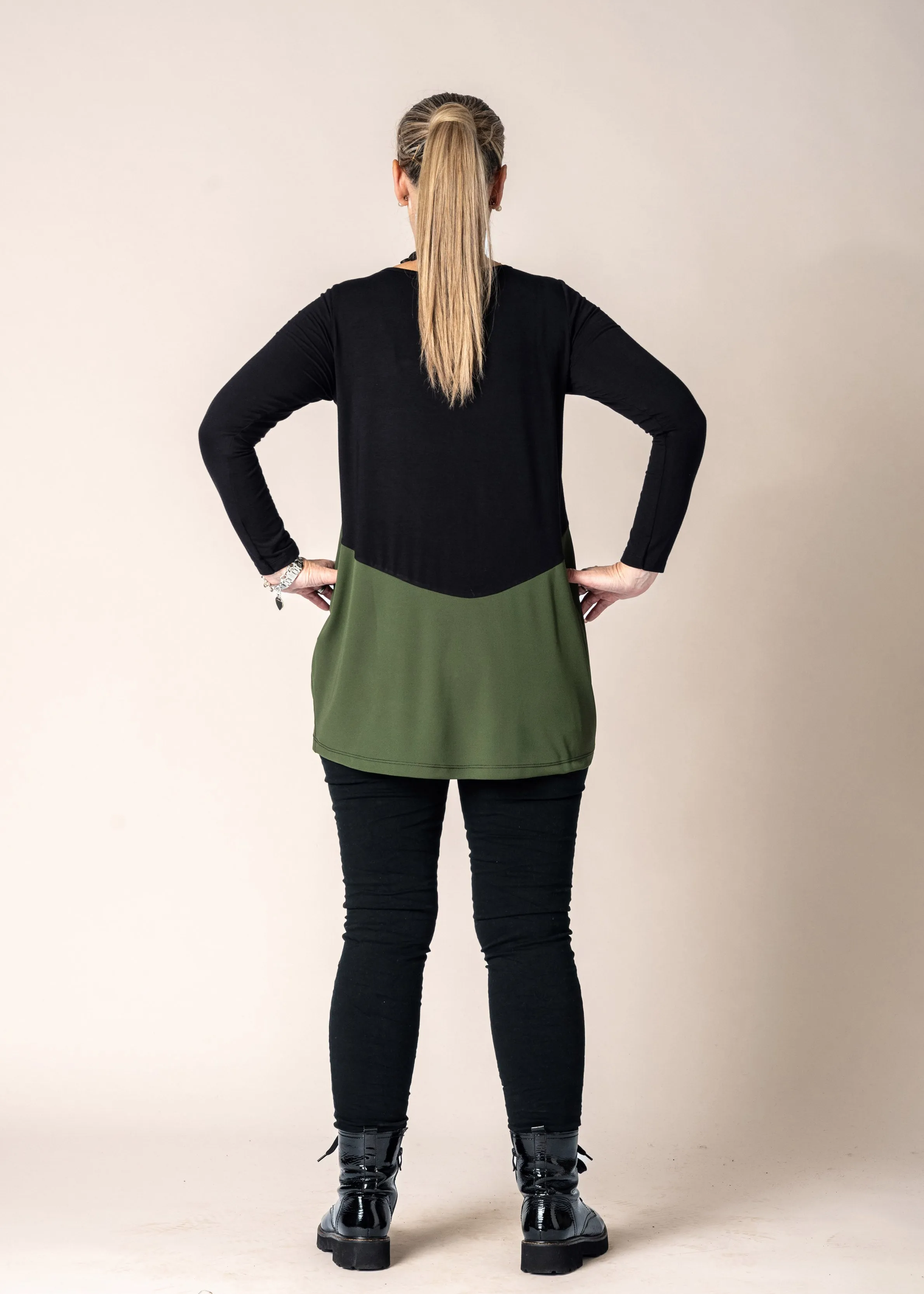 Gillian Top in Khaki