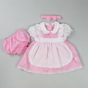 Gingham Summer Outfit with knickers and headband