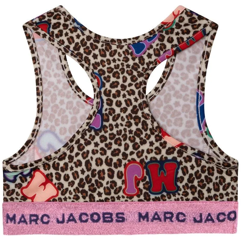 Girls Cheetah Print Active Top