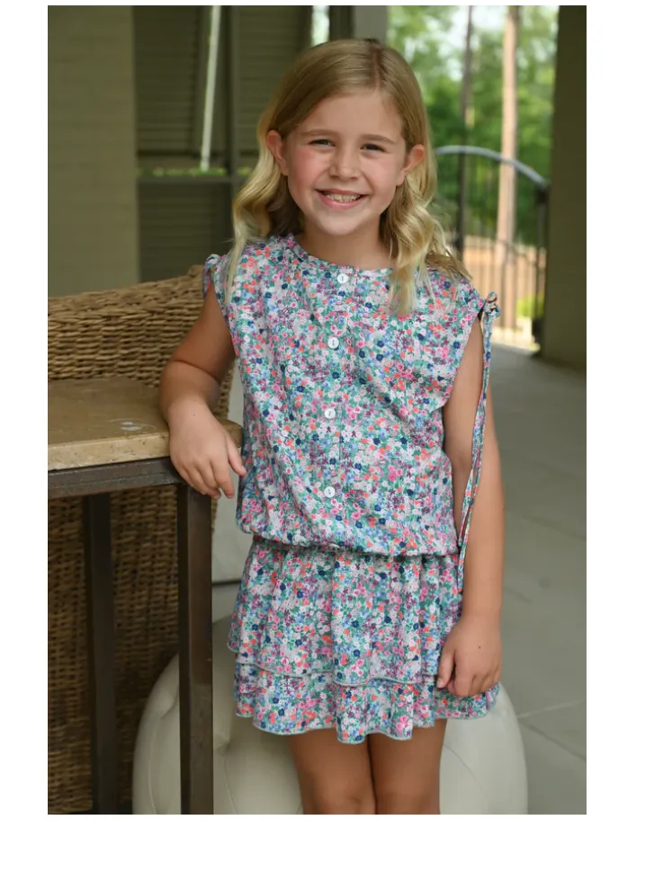 Girls Maggie Top - Petals