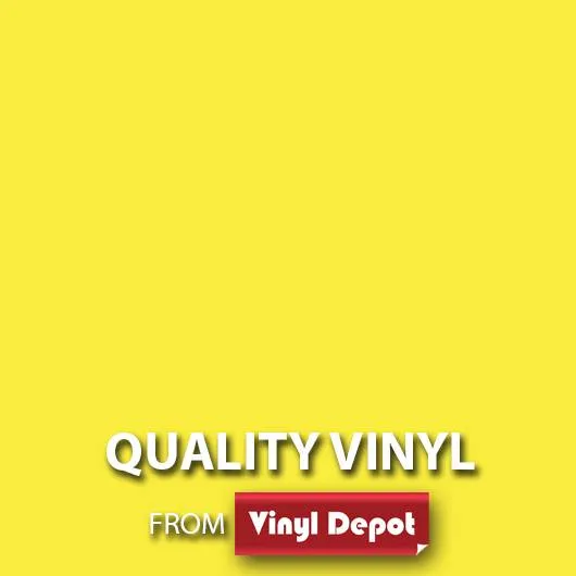 Gloss Lemon Yellow Signmaking Vinyl (610mm, Self-Adhesive, Avery)