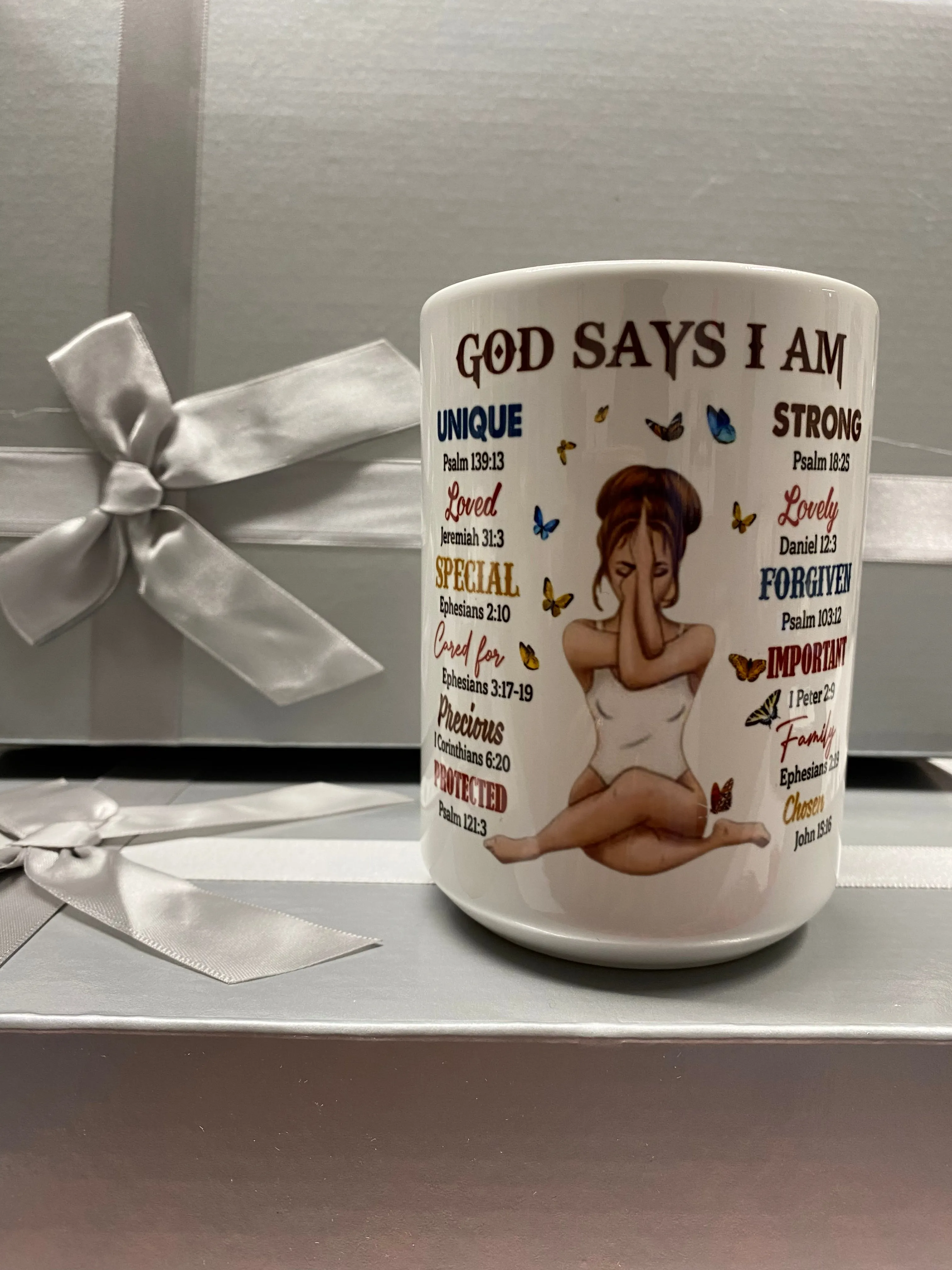 GOD SAYS I AM Positive Affirmations Mug