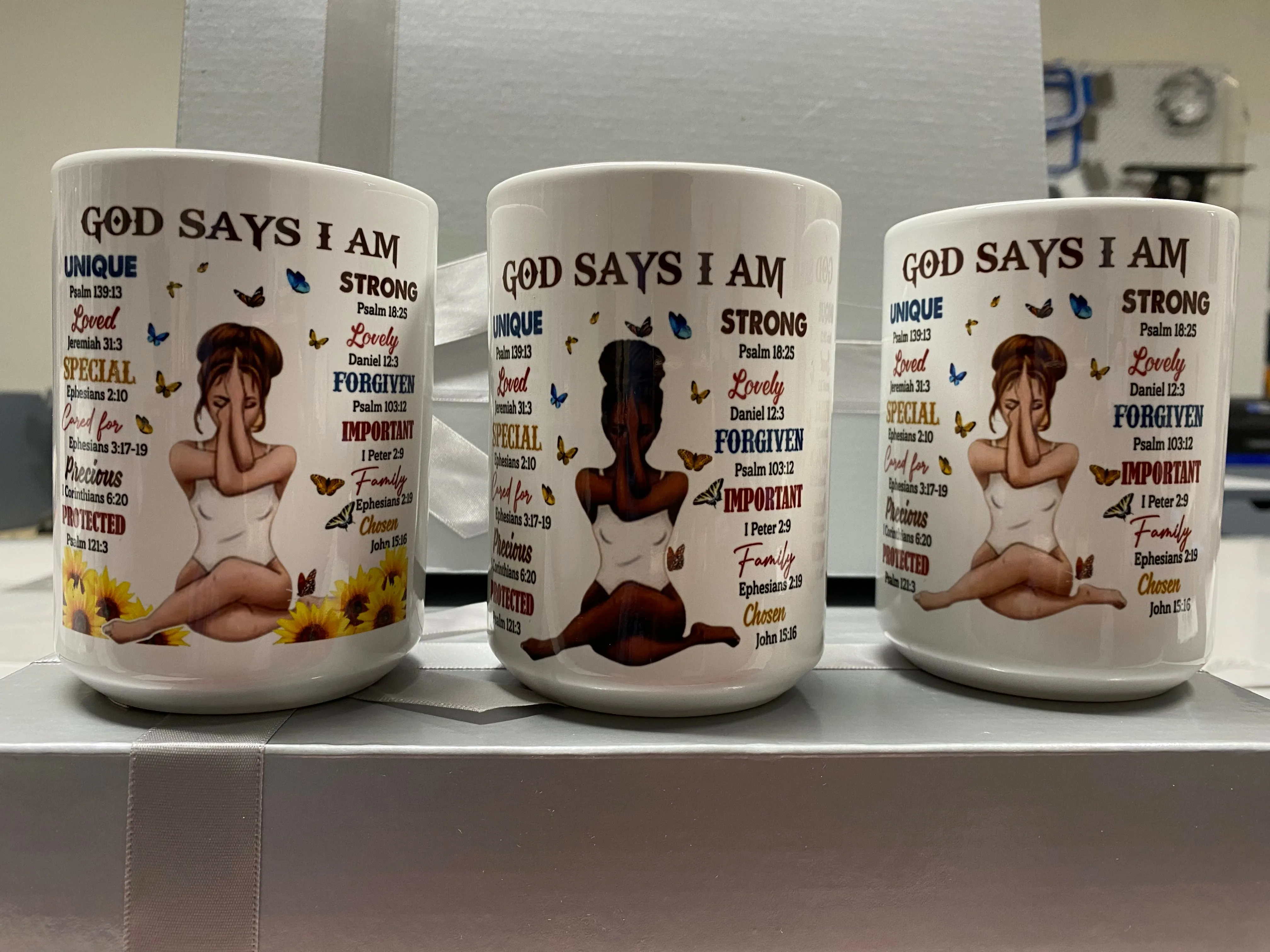 GOD SAYS I AM Positive Affirmations Mug