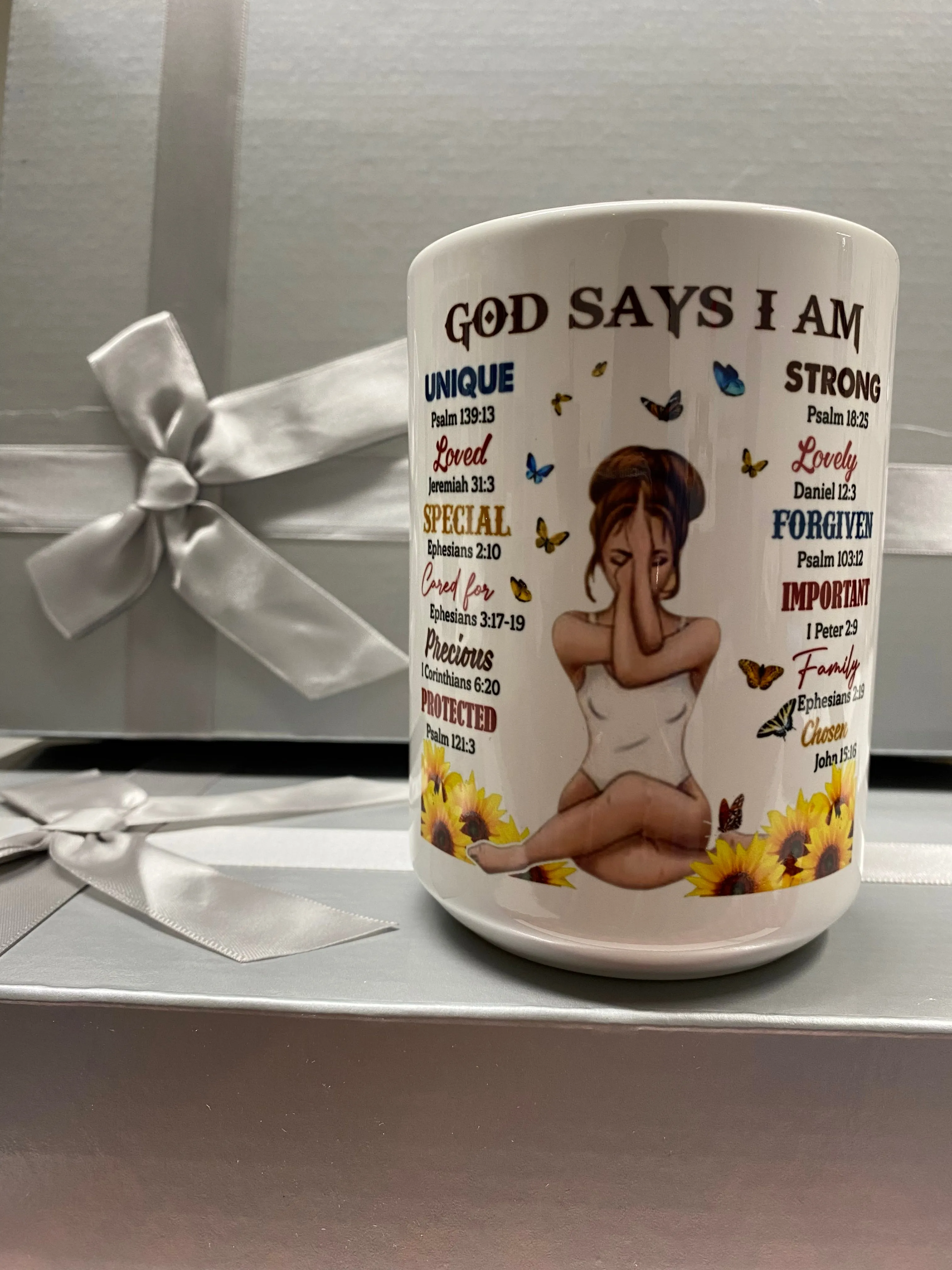 GOD SAYS I AM Positive Affirmations Mug