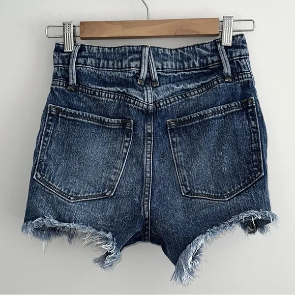 GOOD AMERICAN Bombshell Shorts Blue646