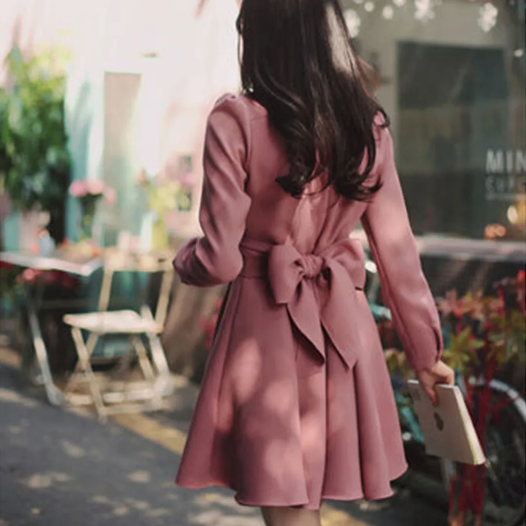 GOOD LIFE BACK BOW DRESS