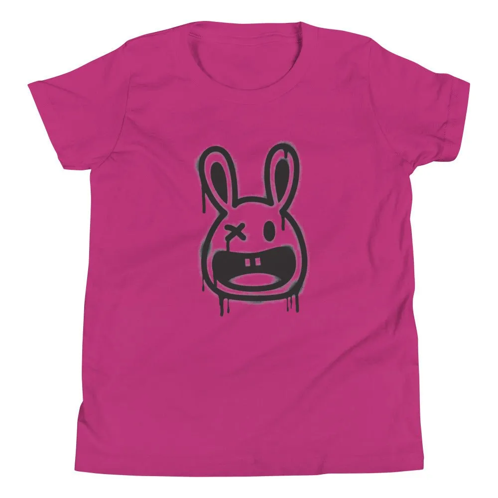 Graffiti Bunny Youth Short Sleeve Tee