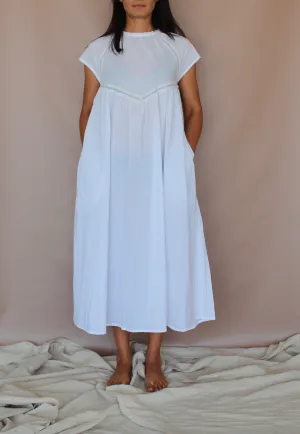Greta Dress- Crystal White