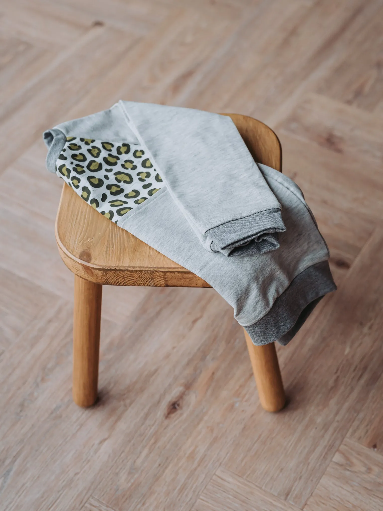 Grey Leopard Sweater
