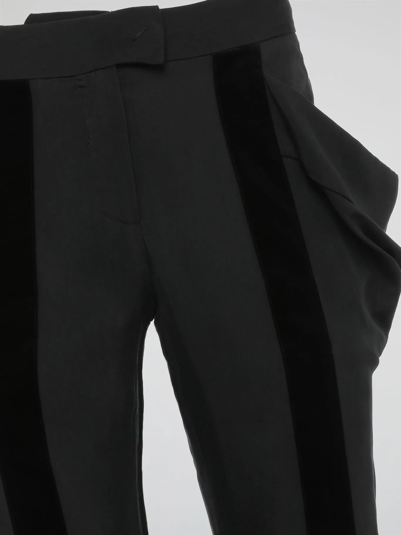 Grey Oversized Pocket Trousers