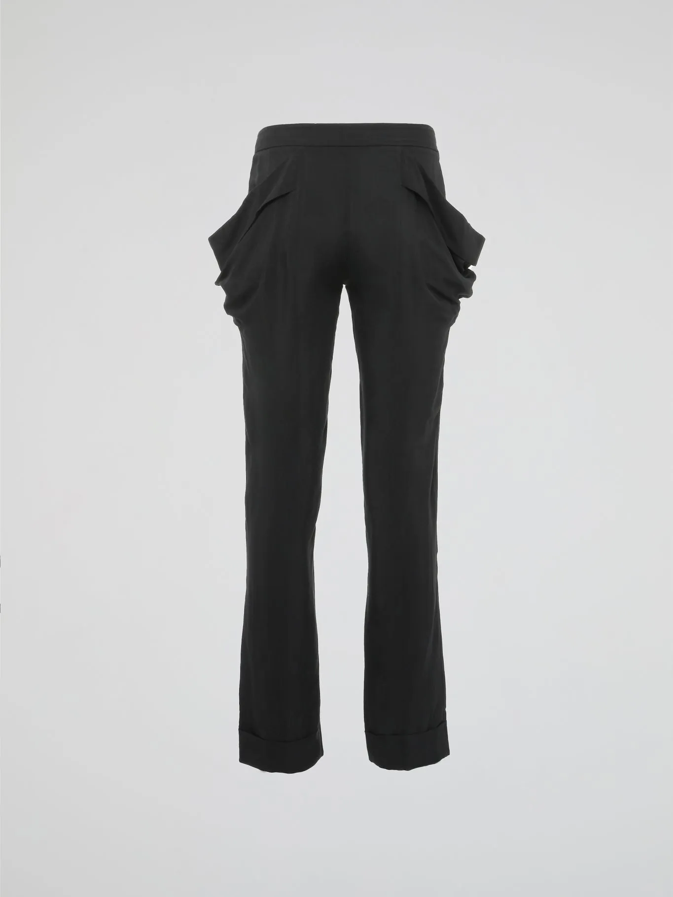 Grey Oversized Pocket Trousers
