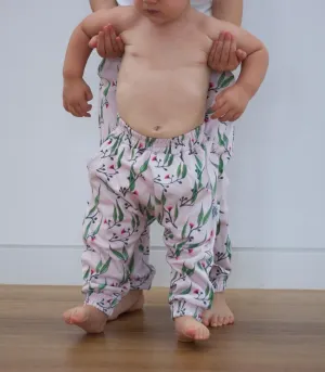 Gum Blossoms | Organic Cotton Harem Pants | Size 000 - 7 years