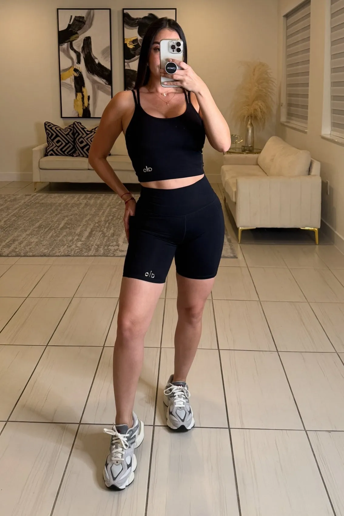 Halo Black Short Set