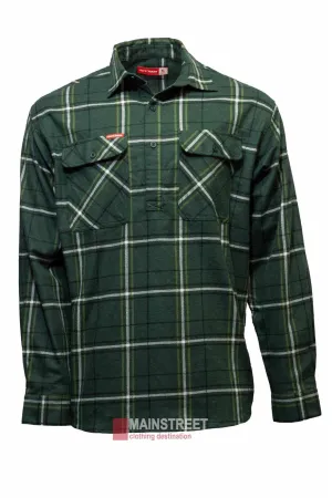 Hard Yakka Closed Front Check Flannelette Shirt