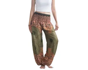 Harem pants,Yoga boho pants,Hippie boho pants,Tribal harem trousers,Thai harem pants,Peacock harem pants,Yoga pants women