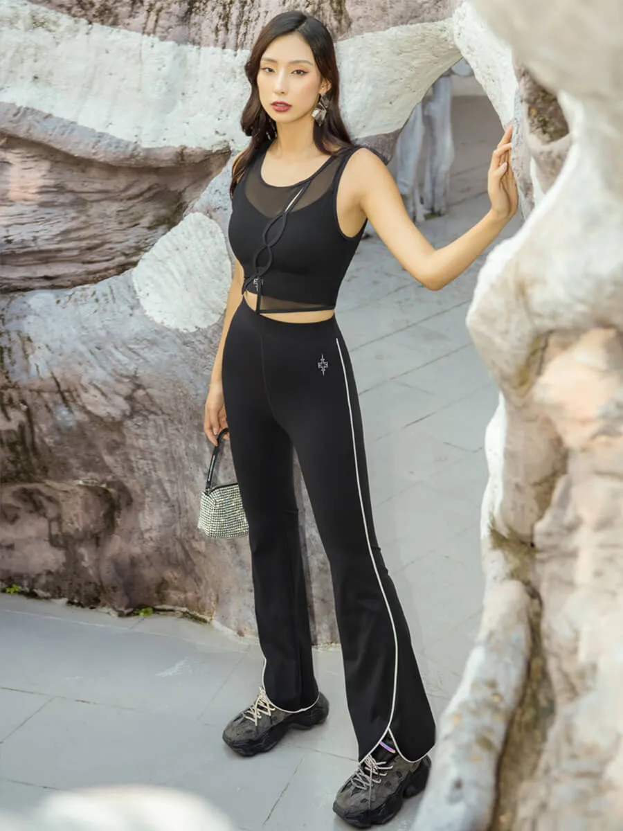 High-Waisted Flare Leggings