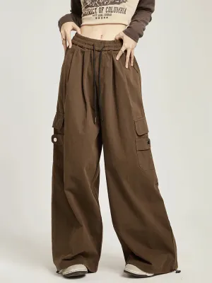 High Waisted Plicated Multiple Pockets pant