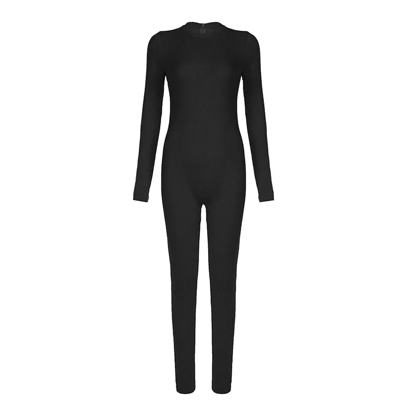 IAMSURE Casual Basic Solid Jumpsuit