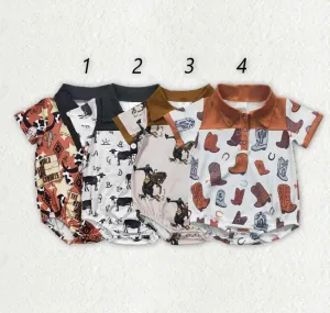 Infant Boy Western Tops