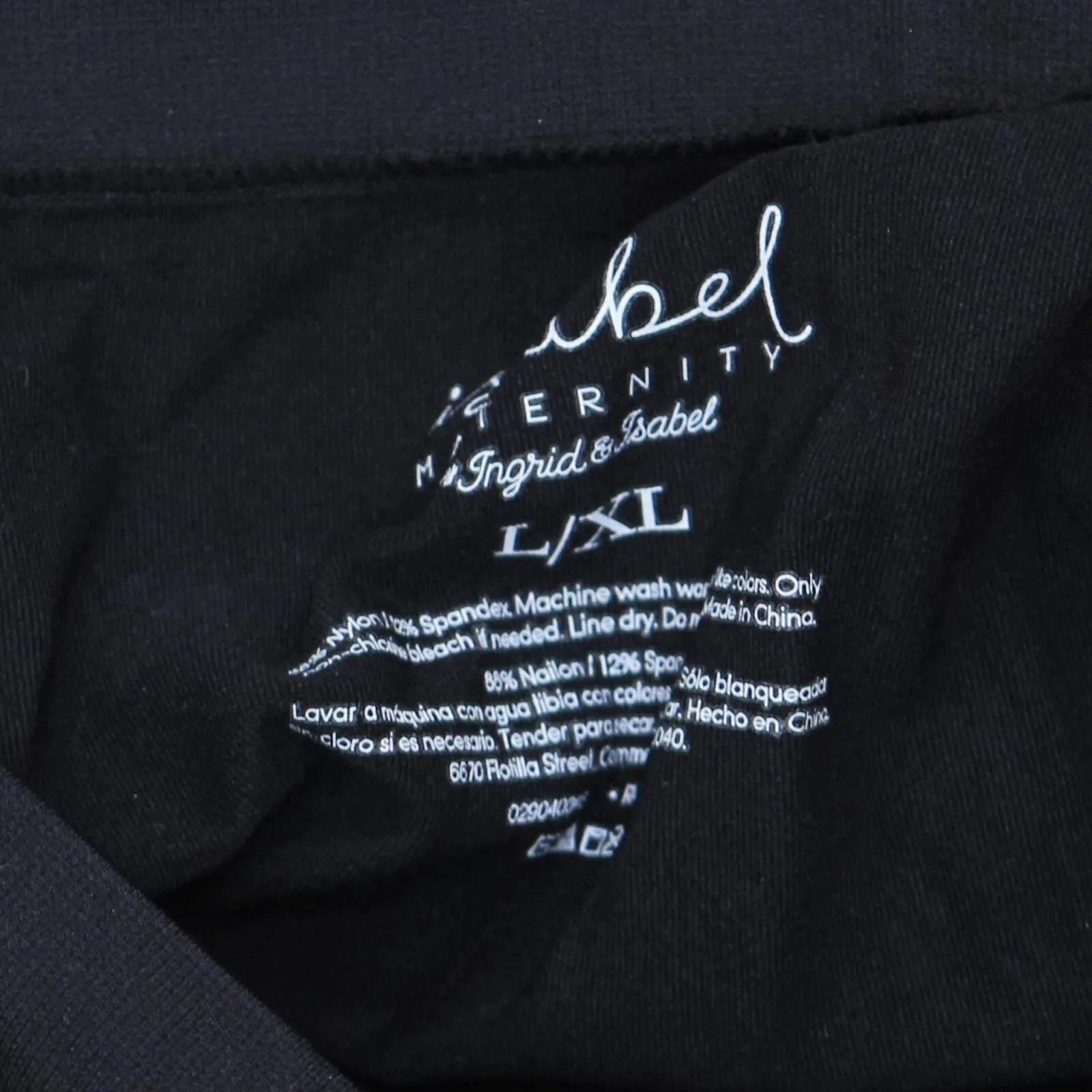 Isabel Maternity by Ingrid & Isabel Maternity Seamless Belly Leggings Black L/XL